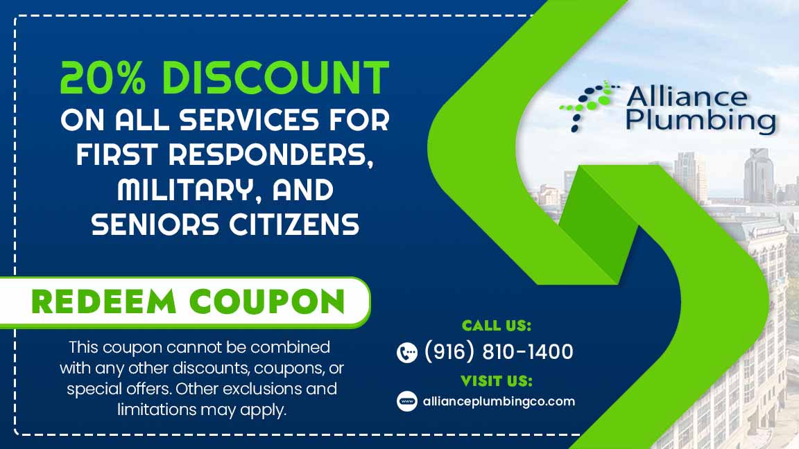 20% discount on all services for first responder, military and senior citizens