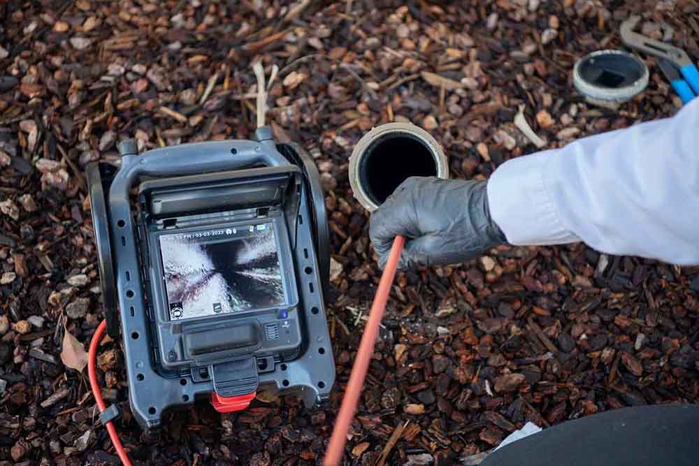 Live sewer camera inspection feed Live sewer camera inspection feed