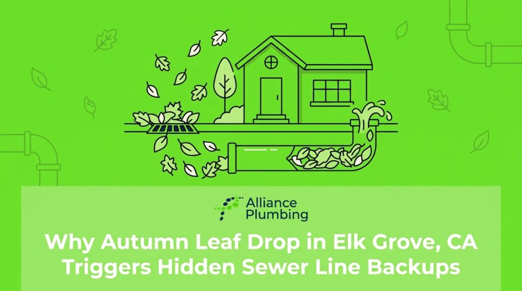 Why Autumn Leaf Drop in Elk Grove, CA Triggers Hidden Sewer Line Backups — featured image